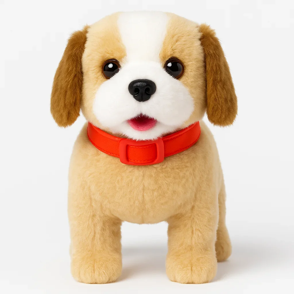 066fa8b92b7c424ebfca8045554dcbc1-v1-1.webp VGRASSP Interactive Plush Puppy Toy with Jumping, Walking & Back Flip Features - Soft Dancing Dog Electronic Pet for Children - Image 1