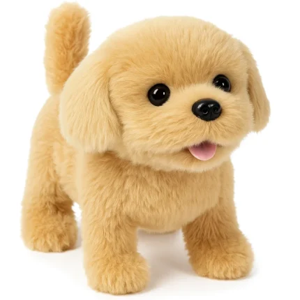 Walking Barking Ixora Puppy Plush - Interactive Battery-Powered Dog Toy with Wagging Tail for Kids & Toddlers