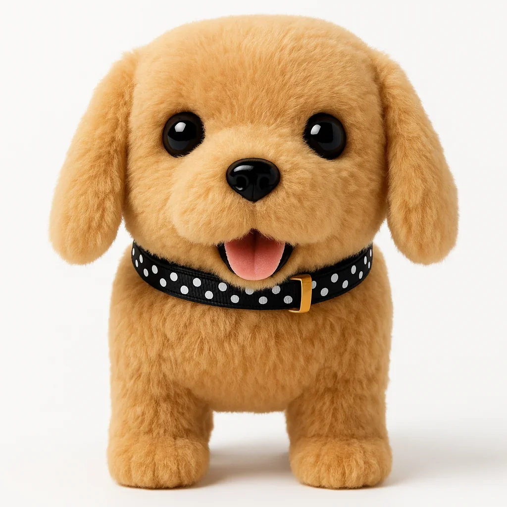 756303aab4fd46afb90a088411c01ce7-v1-1.webp Interactive Brown Puppy Toy with Walking, Barking & Tail Wagging – Moving Head Electronic Pet Dog for Toddlers, Boys & Girls - Image 1