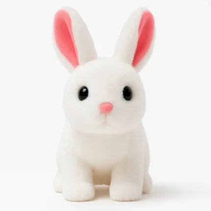 Storio Bunny Toy with Hopping Motion, Sound Effects, and Ear Wiggling â€“ Battery-Powered Learning Toy for Ages 3 and Up