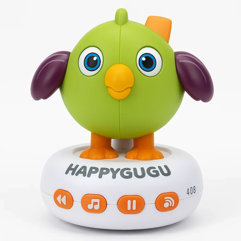 ca440865743a48df83bd765c7dfcef77-v1-1.webp Smart Singing Bird Interactive Toy with Wrist Strap and USB Charging - Educational Musical Companion for Children - Image 1
